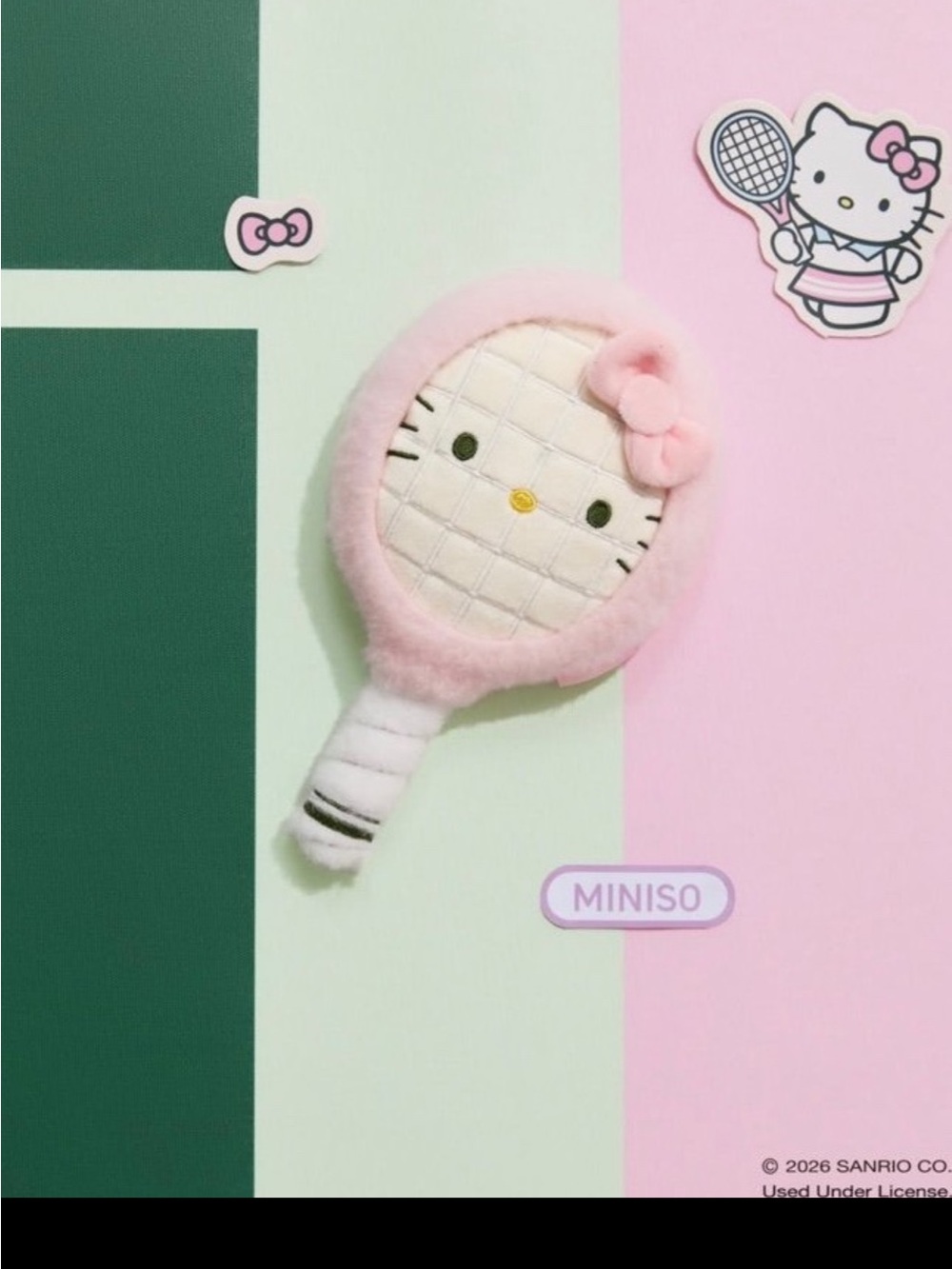 NWT Limited Edition Hello Kitty Tennis Club Hand Mirror